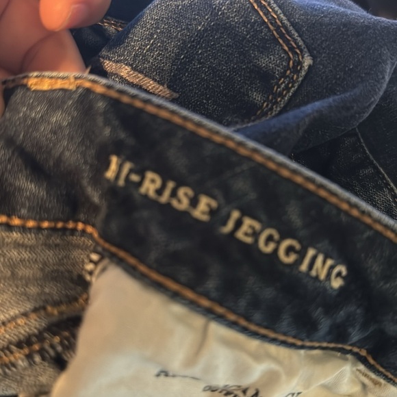 American eagle super stretch ripped size 2 reg distressed casual skinny jeggings - Picture 9 of 9